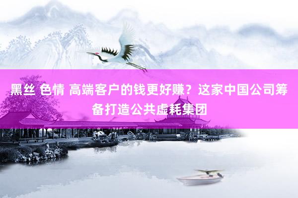 黑丝 色情 高端客户的钱更好赚？这家中国公司筹备打造公共虚耗集团