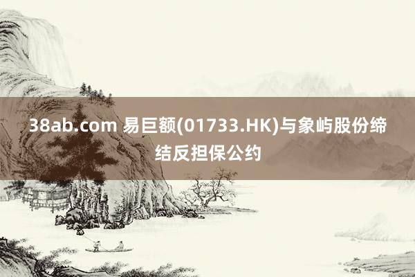 38ab.com 易巨额(01733.HK)与象屿股份缔结反担保公约