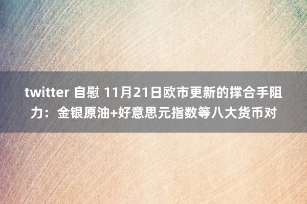 twitter 自慰 11月21日欧市更新的撑合手阻力：金银原油+好意思元指数等八大货币对