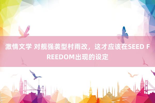 激情文学 对舰强袭型村雨改，这才应该在SEED FREEDOM出现的设定